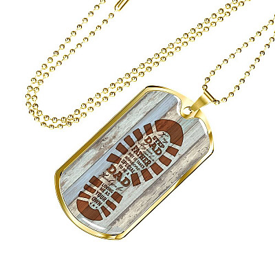 To My Step Dad Any Man Can Be A Father But It Takes Someone Special To Be A Dad Dog Tag Necklace