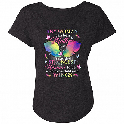 Ladies Triblend Dolman Sleeve