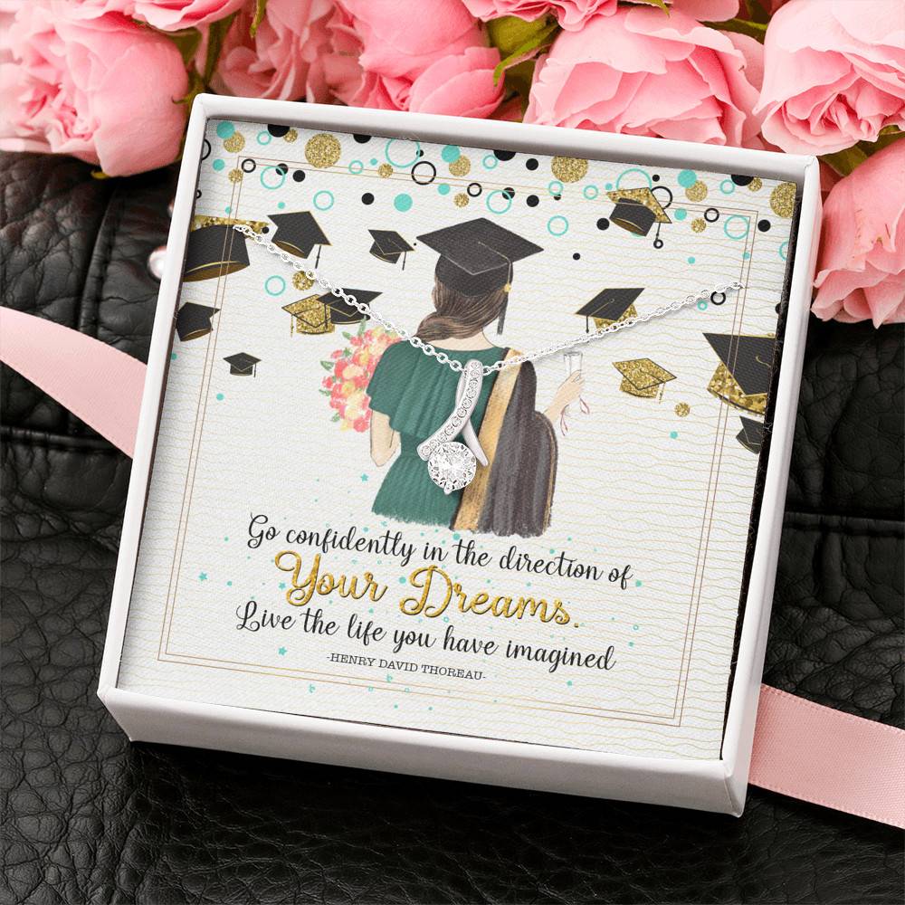 Graduation Gift Go Confidently in the Direction of Your Dreams Alluring Beauty Necklace Graduation Gift Go Confidently in the Direction of Your Dreams Alluring Beauty Necklace