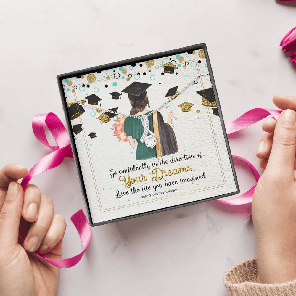 Graduation Gift Go Confidently in the Direction of Your Dreams Alluring Beauty Necklace Graduation Gift Go Confidently in the Direction of Your Dreams Alluring Beauty Necklace