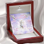 To My Dearest Granddaughter Someday When The Pages Of My Life End Jesus Cross Alluring Beauty Necklace