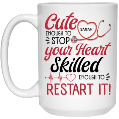 15 oz. White Mug