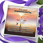 To My Dearest Granddaughter I Know That You Will Be One Of The Most Beautiful Chapters Love Knot Necklace