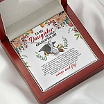 To My Daughter On Your Graduation Day Alluring Beauty Pendant Necklace - Graduation Day Gift For Daughter