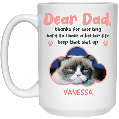 15 oz. White Mug