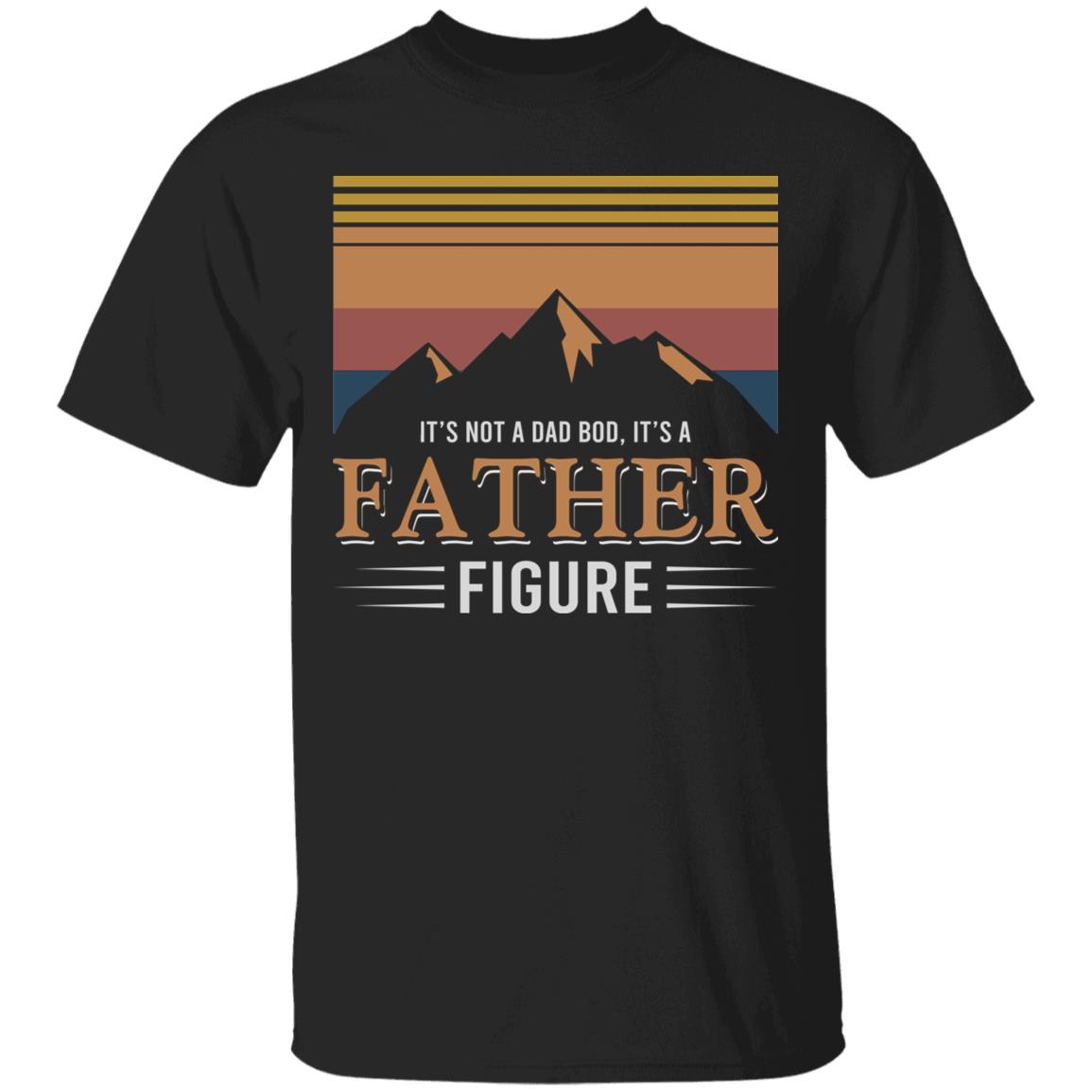 Retro Dad Black Shirt, Black, Unisex T-Shirt