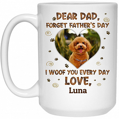 15 oz. White Mug