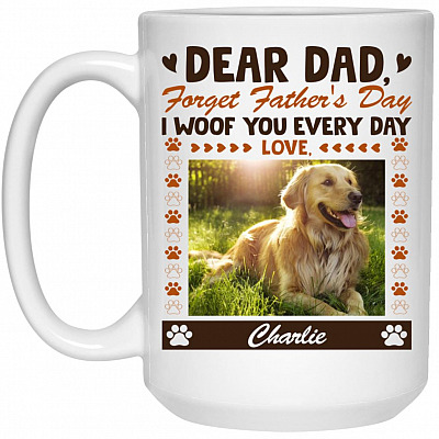 15 oz. White Mug