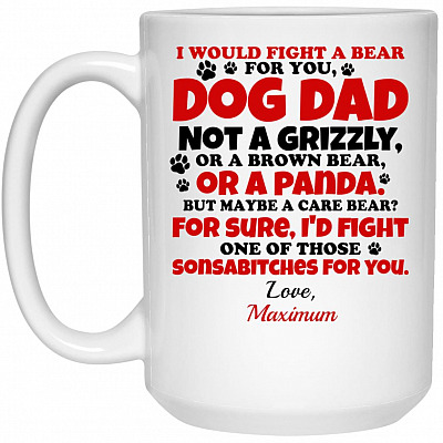 15 oz. White Mug