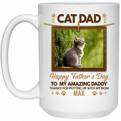 15 oz. White Mug