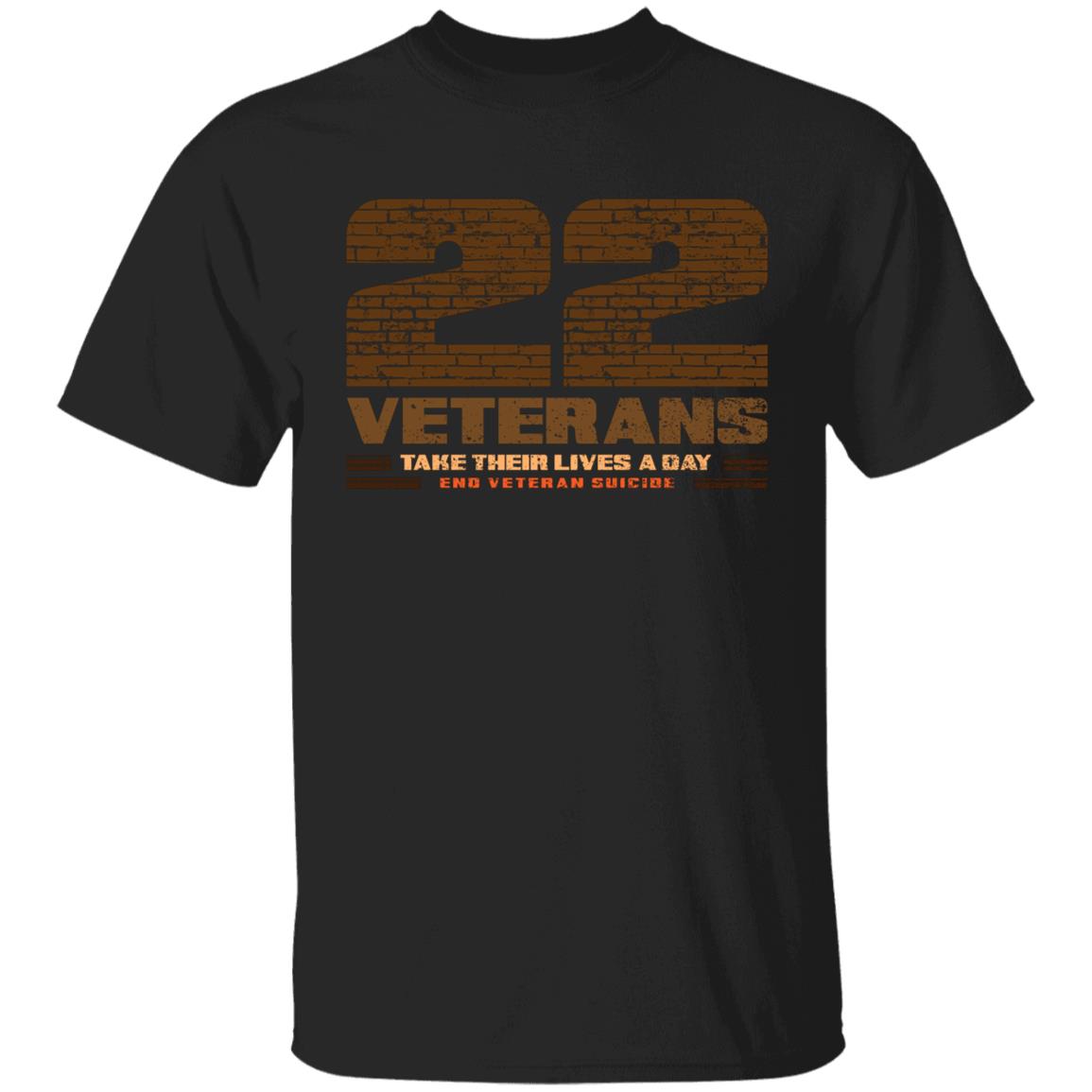 22 vet, Black, Unisex T-Shirt