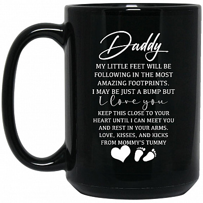 15 oz. Black Mug