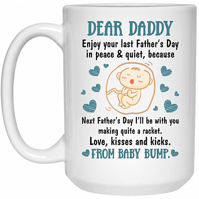 15 oz. White Mug