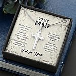 To My Man When You Wear This Cross Always Remember Whenever The Journey Takes Us Artisan Crafted Cross Necklace To My Man When You Wear This Cross Always Remember Whenever The Journey Takes Us Artisan Crafted Cross Necklace