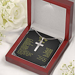 To My Man When You Wear This Cross Always Remember I Love You For All That You Are Artisan Crafted Cross Necklace To My Man When You Wear This Cross Always Remember I Love You For All That You Are Artisan Crafted Cross Necklace