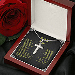 To My Man When You Wear This Cross Always Remember I Love You For All That You Are Artisan Crafted Cross Necklace To My Man When You Wear This Cross Always Remember I Love You For All That You Are Artisan Crafted Cross Necklace