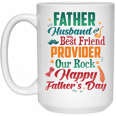 15 oz. White Mug