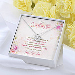 To My Granddaughter I Squeezed This Necklace Really Tight From Grandma Love Knot Necklace To My Granddaughter I Squeezed This Necklace Really Tight From Grandma Love Knot Necklace