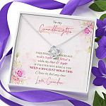 To My Granddaughter I Squeezed This Necklace Really Tight From Grandma Love Knot Necklace To My Granddaughter I Squeezed This Necklace Really Tight From Grandma Love Knot Necklace
