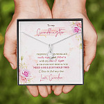 To My Granddaughter I Squeezed This Necklace Really Tight From Grandma Alluring Beauty Necklace To My Granddaughter I Squeezed This Necklace Really Tight From Grandma Alluring Beauty Necklace