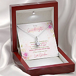 To My Granddaughter I Squeezed This Necklace Really Tight From Grandma Alluring Beauty Necklace To My Granddaughter I Squeezed This Necklace Really Tight From Grandma Alluring Beauty Necklace
