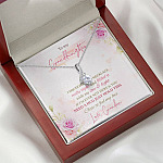 To My Granddaughter I Squeezed This Necklace Really Tight From Grandma Alluring Beauty Necklace To My Granddaughter I Squeezed This Necklace Really Tight From Grandma Alluring Beauty Necklace