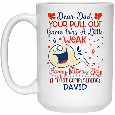 15 oz. White Mug