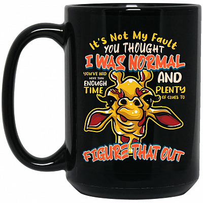 15 oz. Black Mug