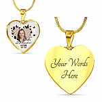 Personalized Photo In Loving Memory As Long As I Breathe You Will Be Remember Heart Pendant Necklace - Bangle Personalized Photo In Loving Memory As Long As I Breathe You Will Be Remember Heart Pendant Necklace - Bangle