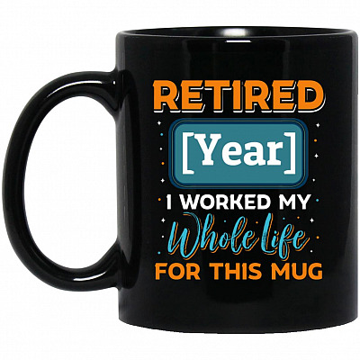 11 oz. Black Mug