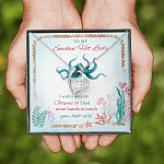 To My Smokin' Hot Lady I Wish I Were An Octopus So I Had More Hands To Touch Your Butt Forever Love Heart Pendant Necklace To My Smokin' Hot Lady I Wish I Were An Octopus So I Had More Hands To Touch Your Butt Forever Love Heart Pendant Necklace