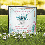 To My Smokin' Hot Lady I Wish I Were An Octopus So I Had More Hands To Touch Your Butt Forever Love Heart Pendant Necklace To My Smokin' Hot Lady I Wish I Were An Octopus So I Had More Hands To Touch Your Butt Forever Love Heart Pendant Necklace