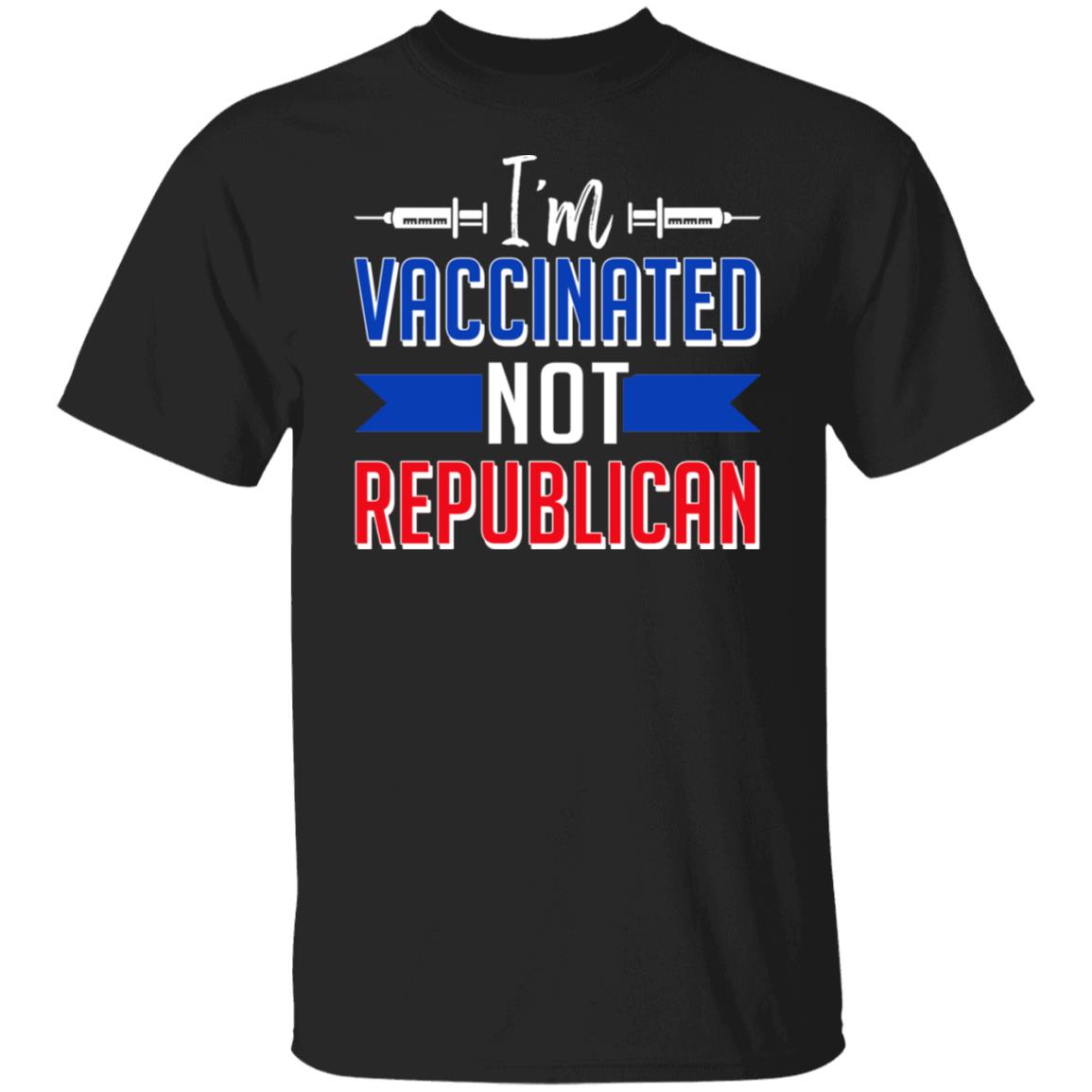 vaccinated t, Black, Unisex T-Shirt