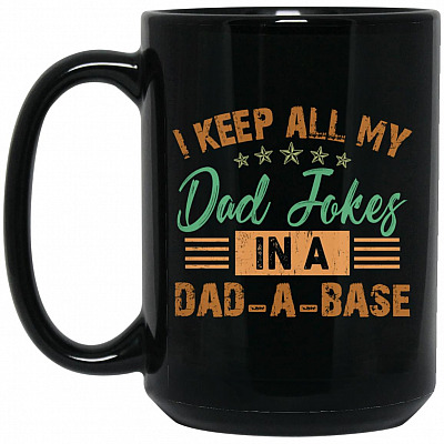 15 oz. Black Mug