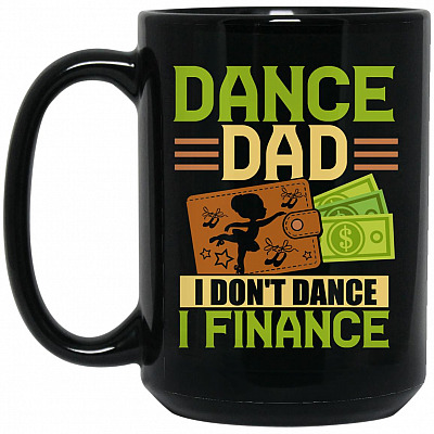 15 oz. Black Mug