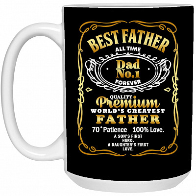 15 oz. White Mug