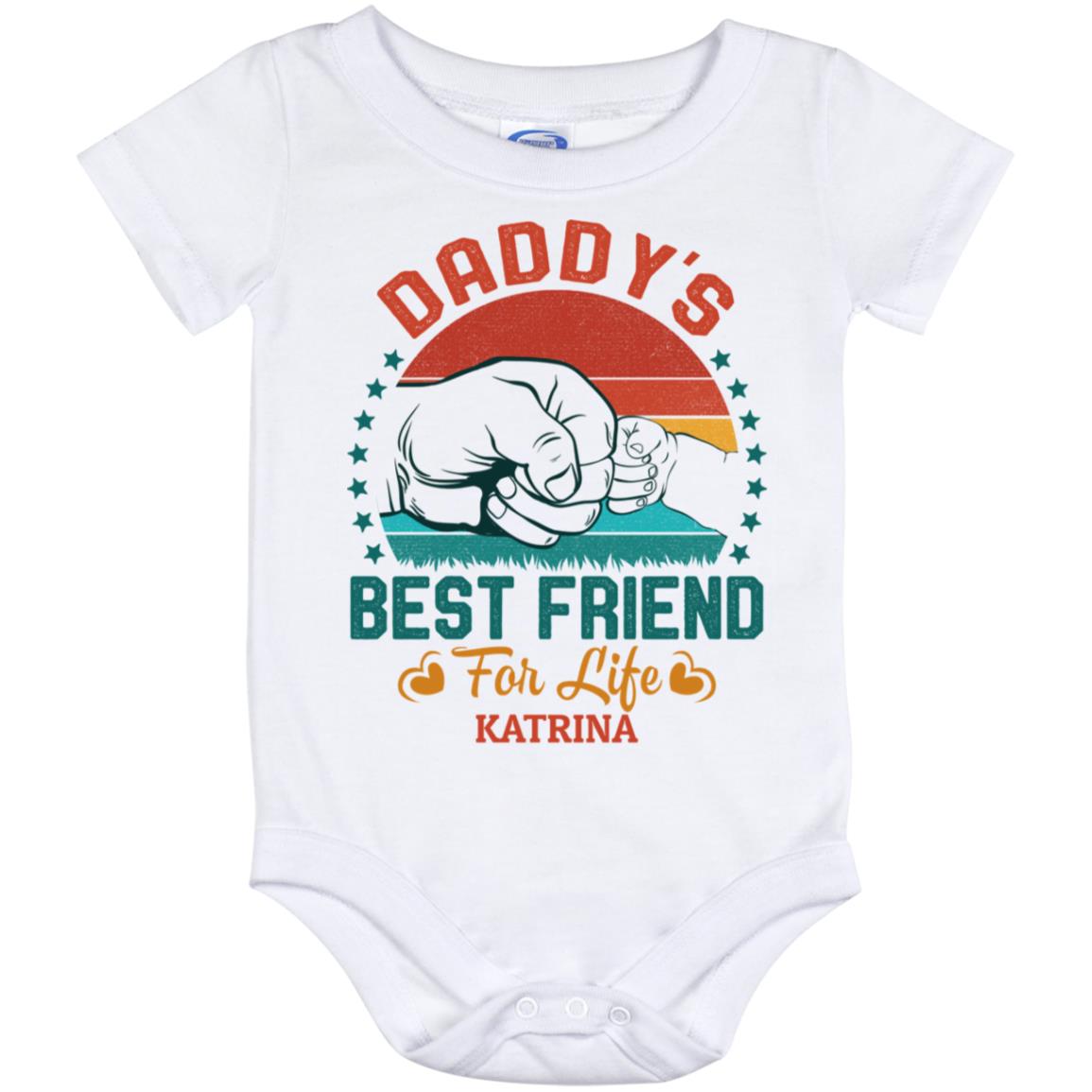 Personalized Daddy's BesBaby Onesie, White, Baby Onesie - 12 Month Personalized Daddy's BesBaby Onesie, White, Baby Onesie - 12 Month