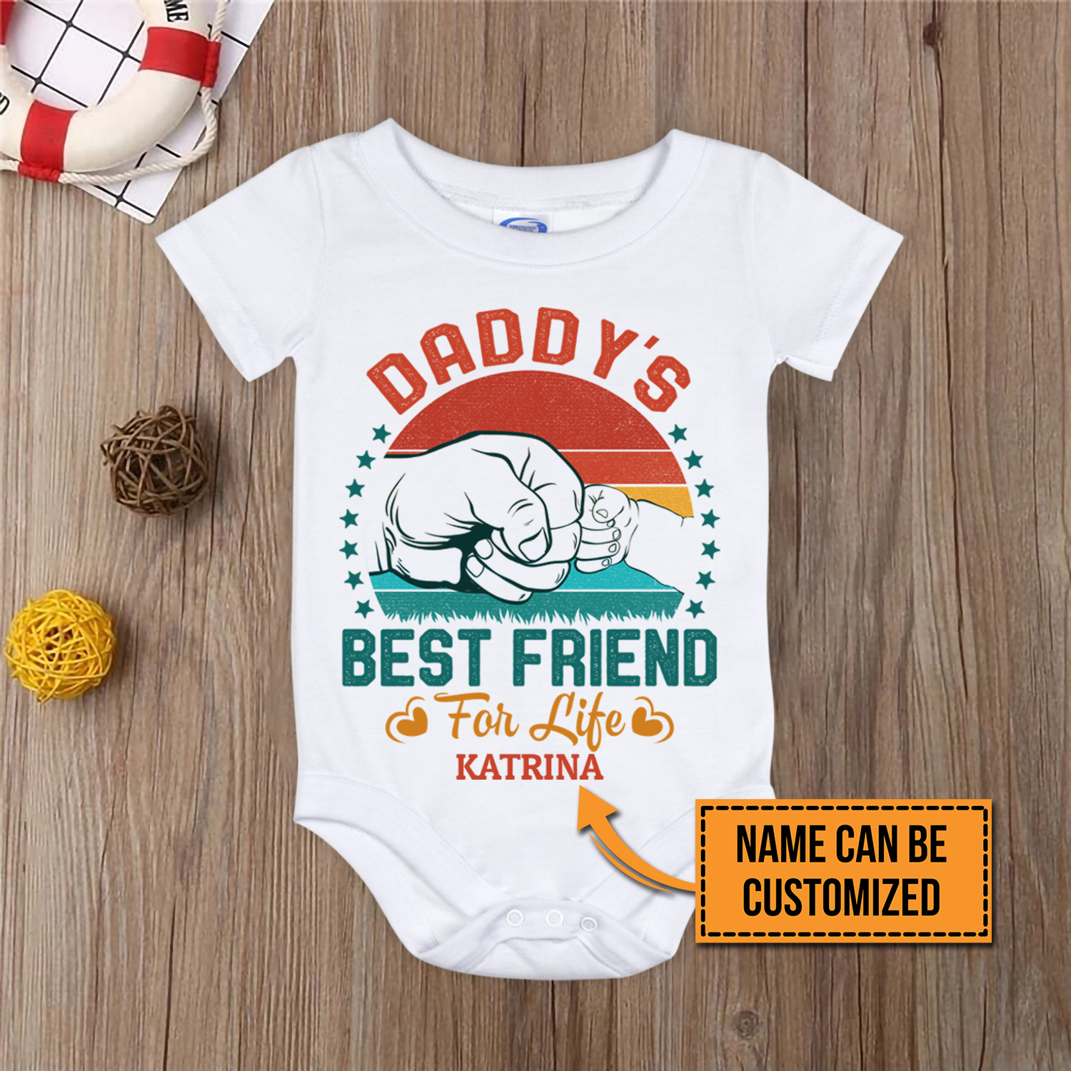 1VT. Daddy's Best Friend onesie mk1