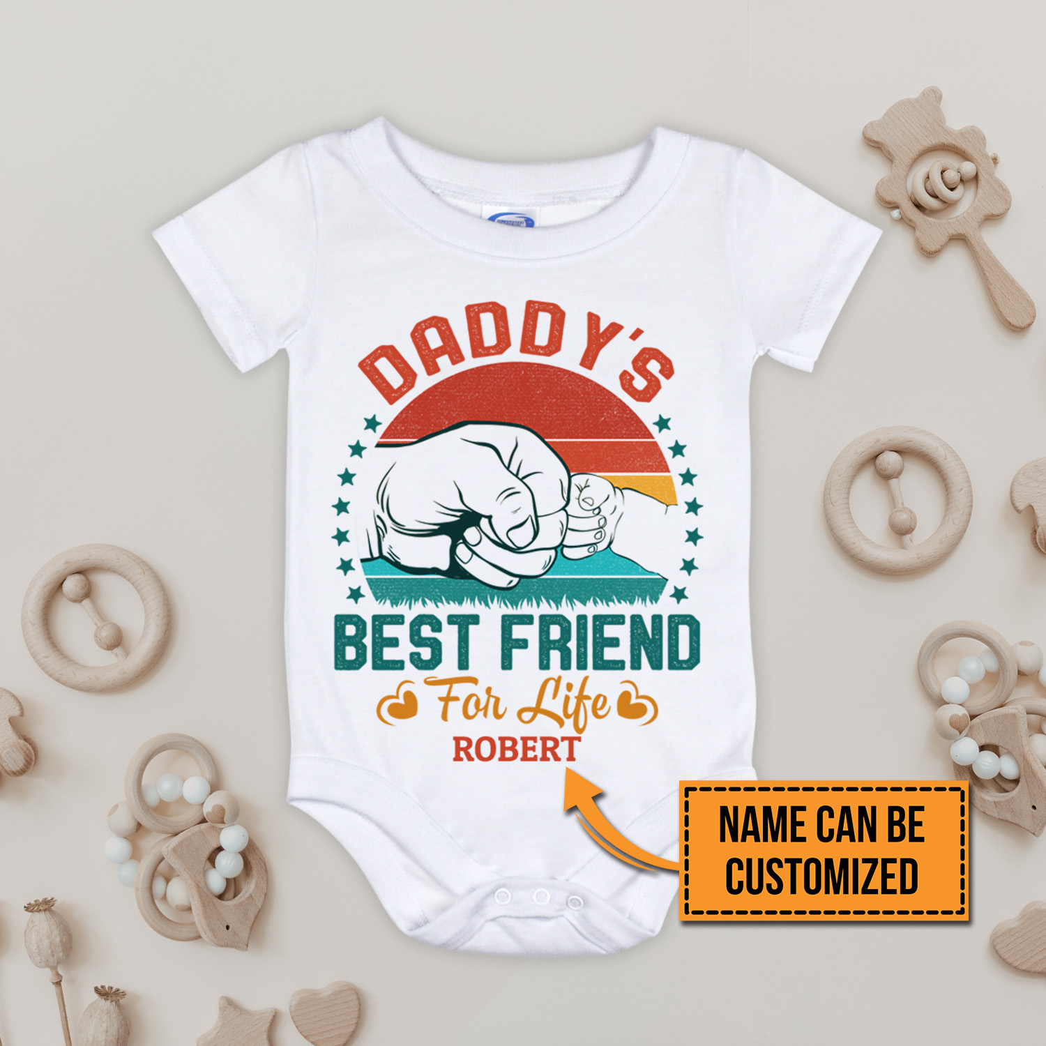1VT. Daddy's Best Friend onesie mk2