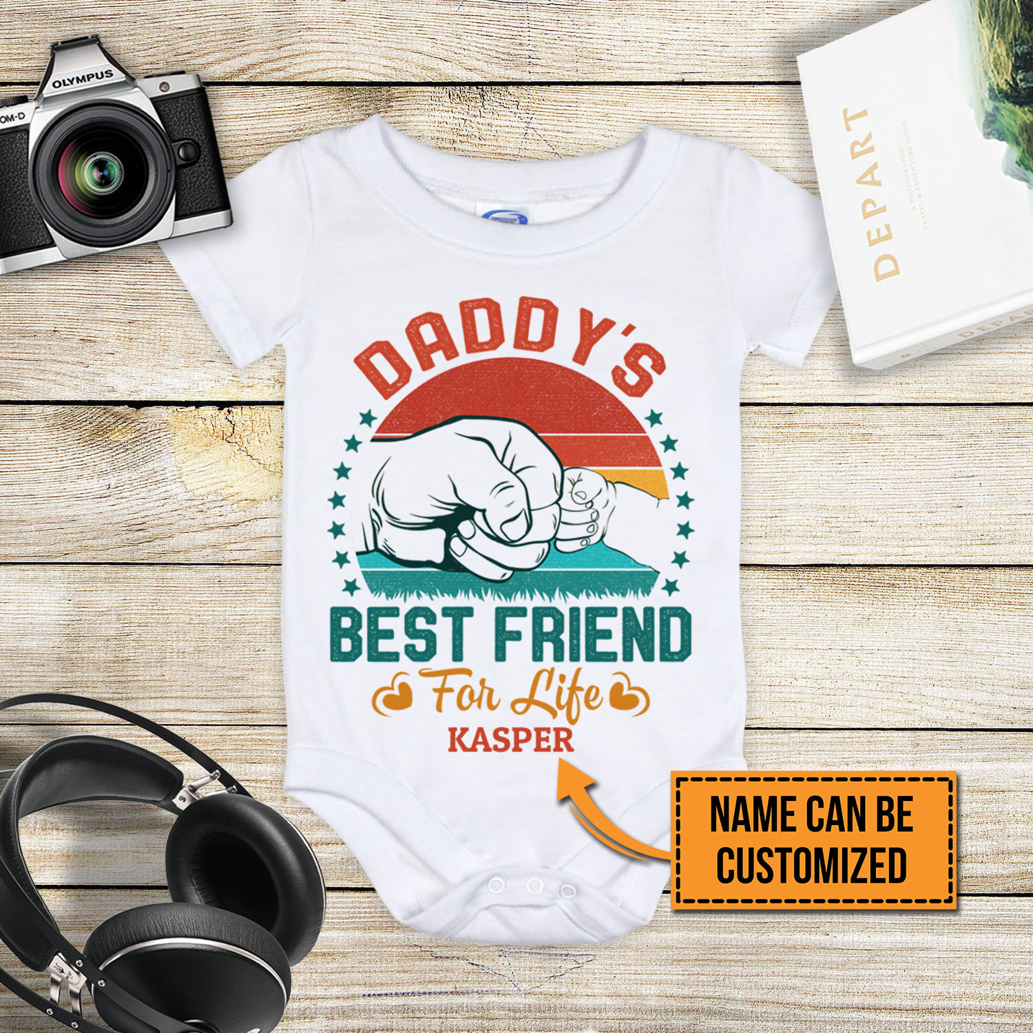 1VT. Daddy's Best Friend onesie mk3