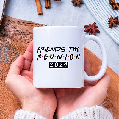Alternative view of Friends The Reunion 2021 Ceramic Coffee Mug - Friends TV Show Travel Bottle