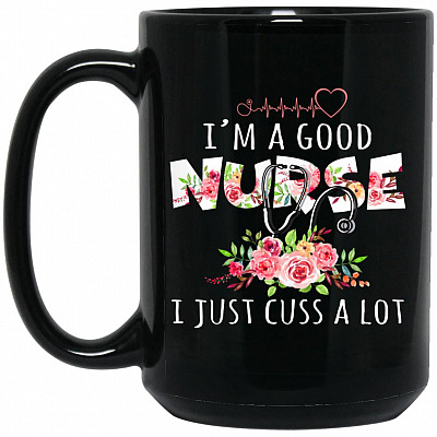 15 oz. Black Mug