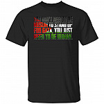 Gaza tee, Black, Unisex T-Shirt