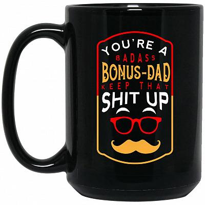 15 oz. Black Mug