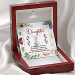 Daughter Life Is Full Of Ups And Downs Don't Just Climb Mountain Move Them Alluring Beauty Pendant Necklace