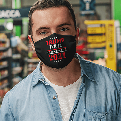 Alternative view of Pro Trump Gift Trump Jfk Jr. 2021 Washable Reusable Face Mask - Wwg1wga Mask