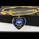 Guide My Hands And My Heart As I Care For My Patients Today Heart Pendant Necklace