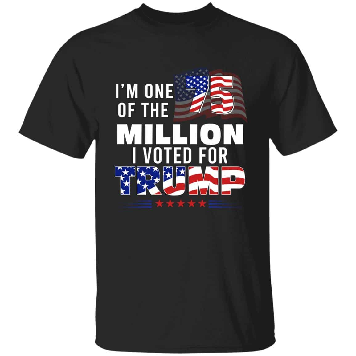 I'm One Of The 75, Black, Unisex T-Shirt