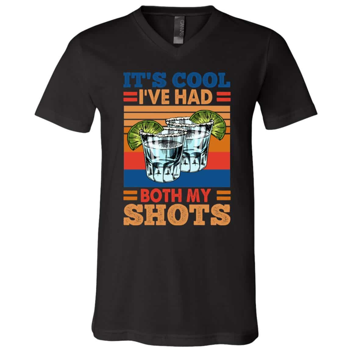 It's Cool I've Had Both Tshirt, Black, V-Neck T-Shirt