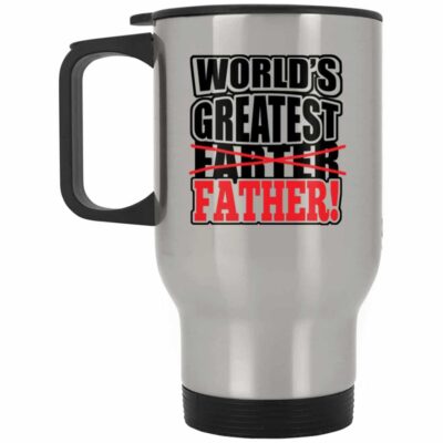 14 oz. Silver Travel Mug